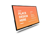 Smart TV Display Mockup Template Set, a Device Mockup by DesignRushMarket (Thumbnail 5 of 11)