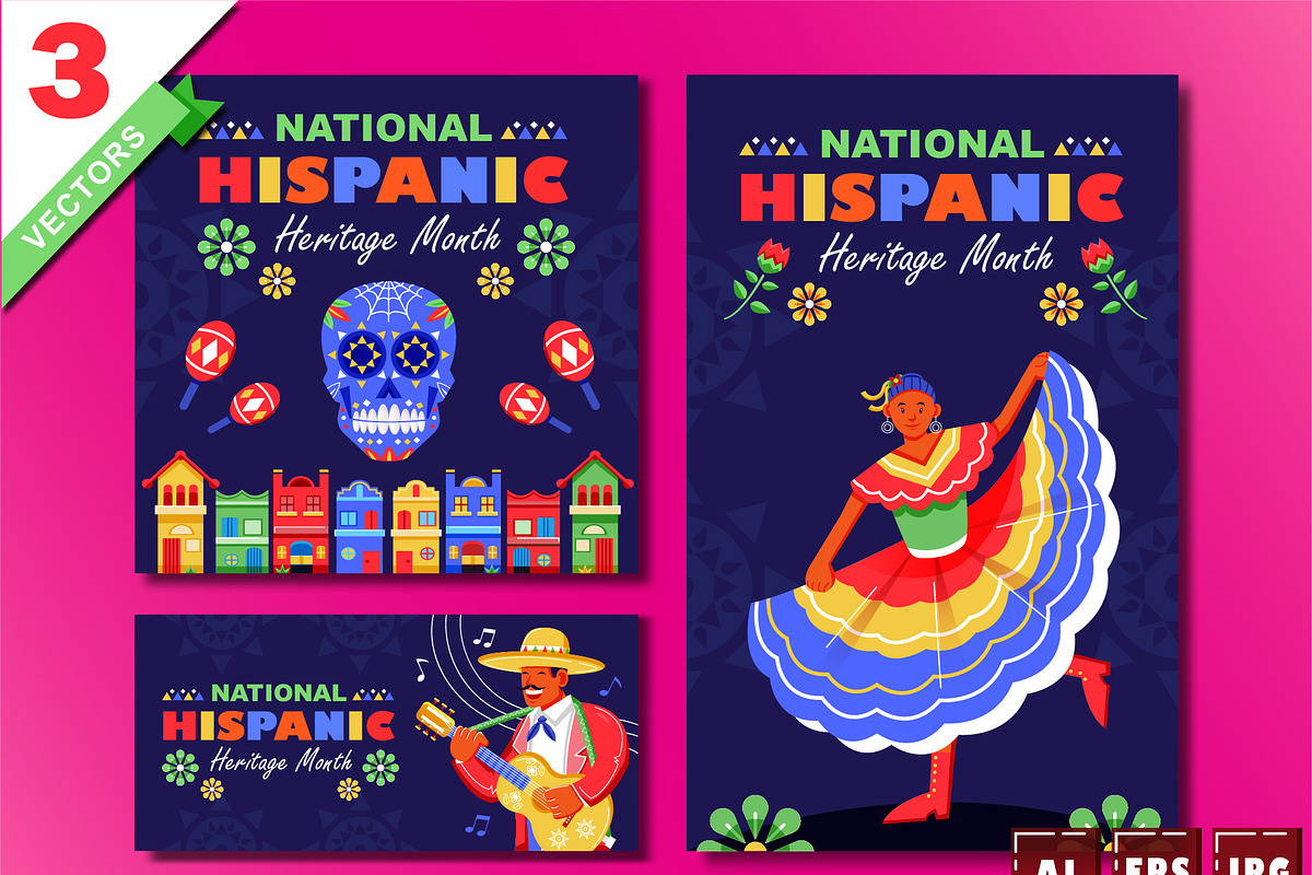 National Hispanic Heritage Month, an Illustration by Kevyn Creative (Photo 1 of 4)