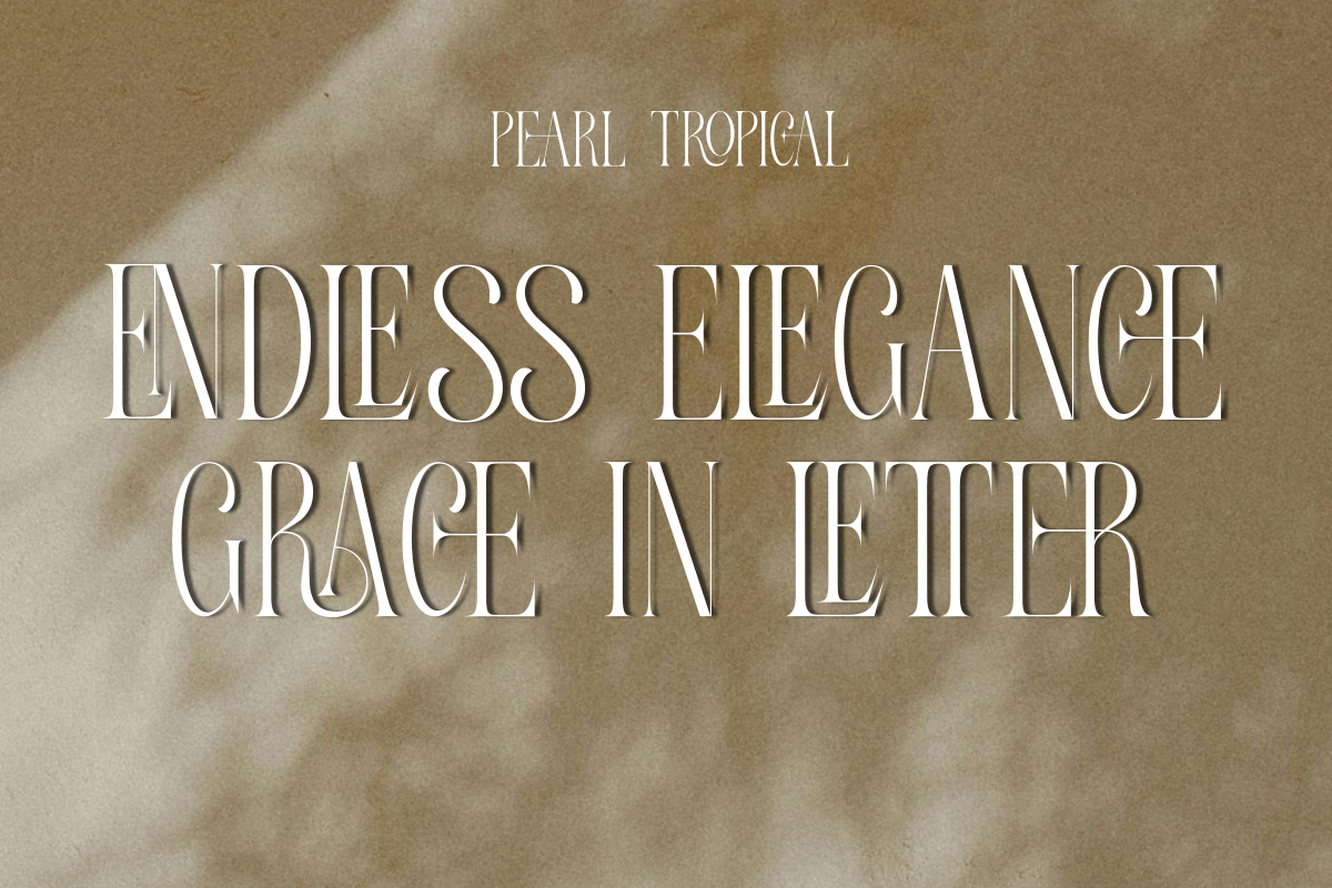 Pearl Tropical, a Serif Font by zaaintype (Photo 7 of 15)