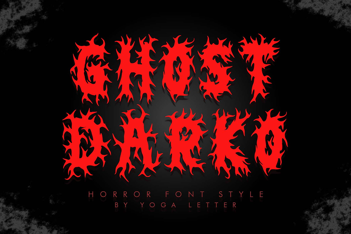 Ghost Darko, a Blackletter Font by Yoga Letter (Photo 1 of 7)