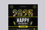 Happy New Year Flyer Layout, a Flyer Template by MightyDesign (Thumbnail 4 of 8)