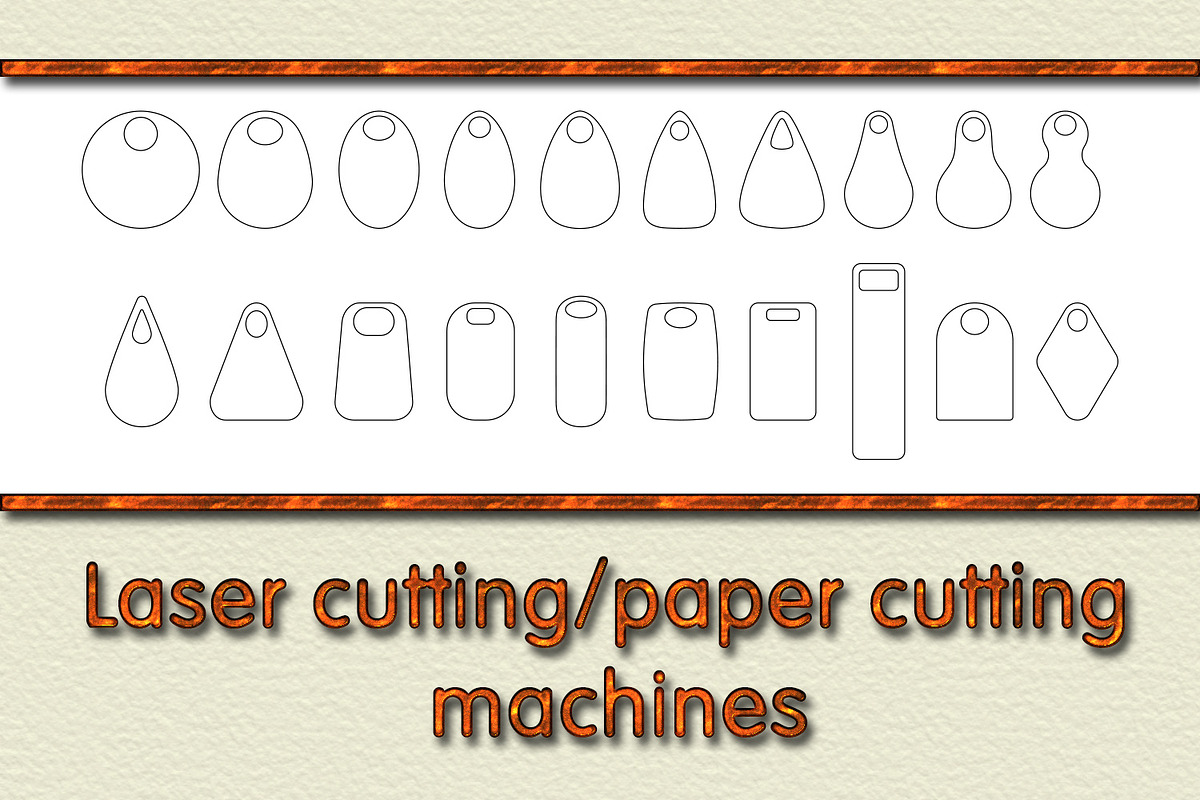 SVG Keychains Cutting Templates, a Design Template by Kseniya-Omega (Photo 3 of 3)