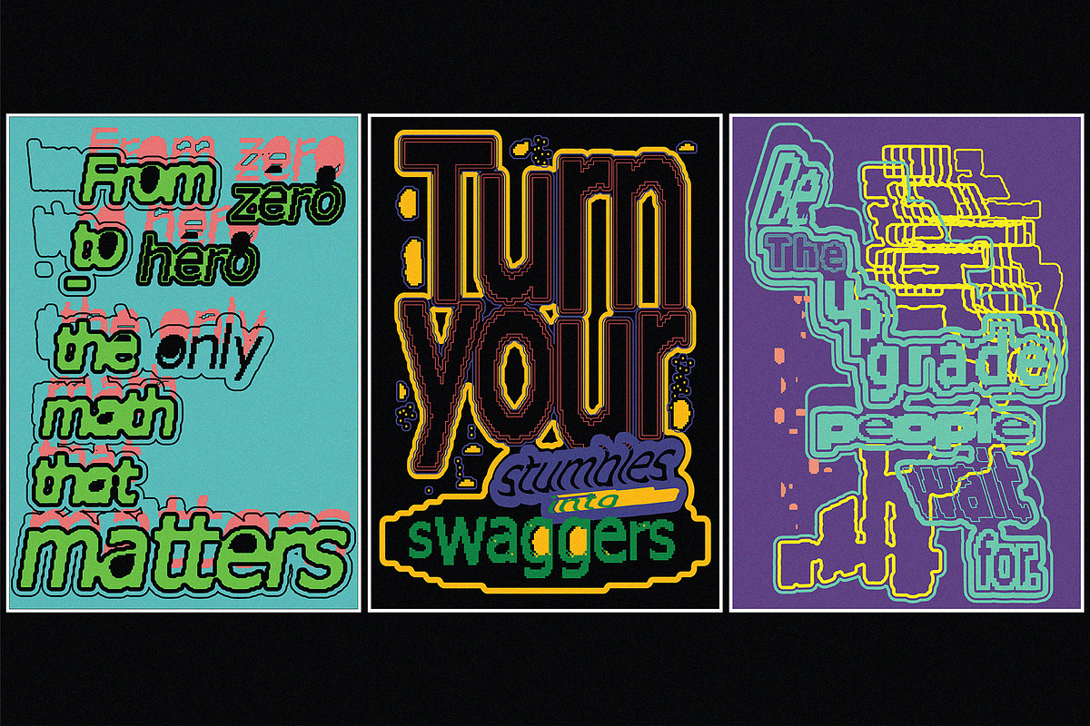 Motivational Poster Set-10 Designs#1, a Graphic by 159room.studio (Photo 4 of 6)