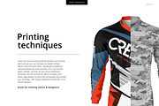 Motocross Jersey Mockup Set, a Shirt Mockup by creatsy5 (Thumbnail 3 of 5)