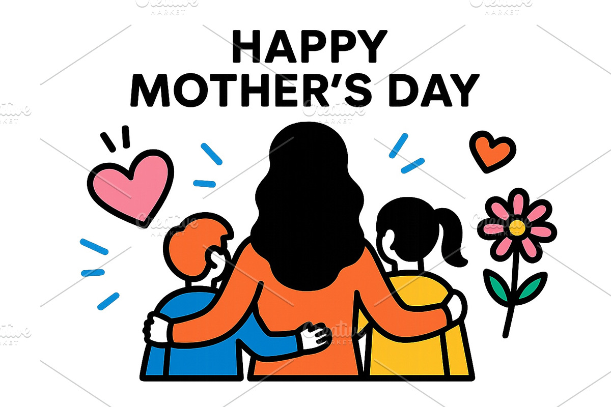 Celebrating Mother's Day with loving, an Object Illustration by ZinetroN