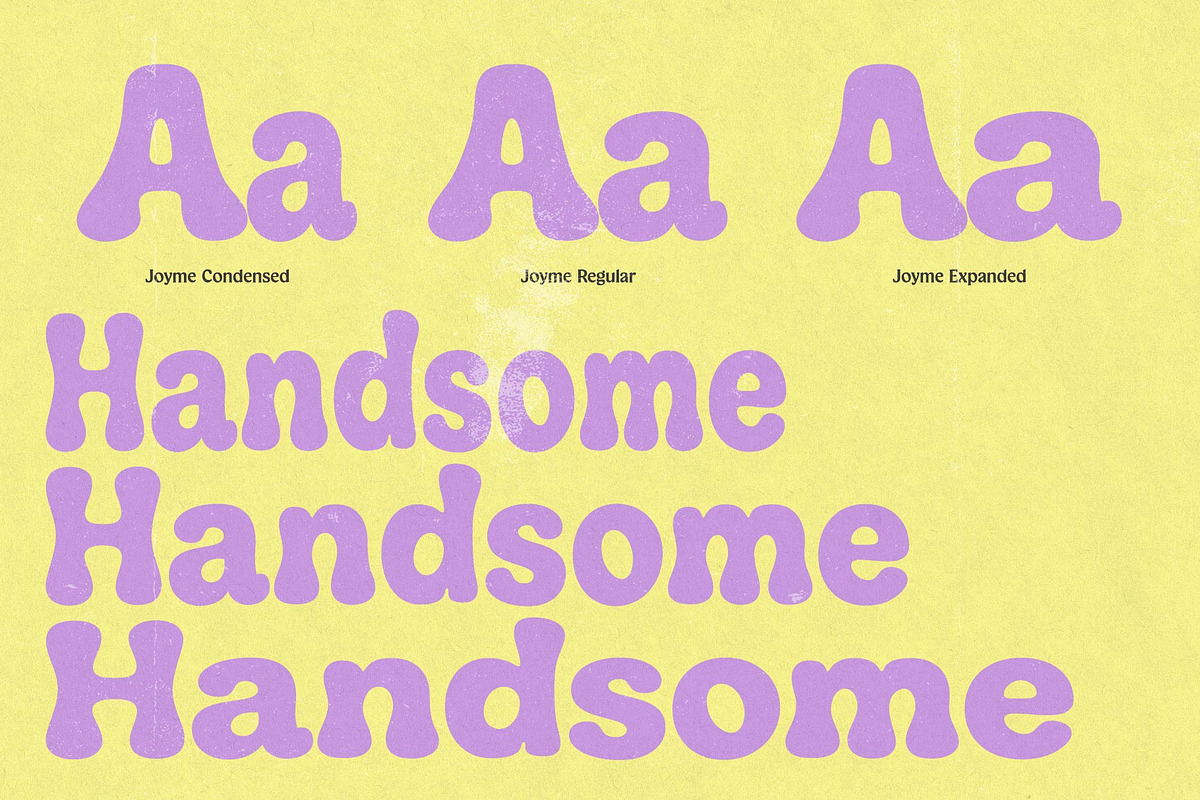 Joyme; Bold 70s Display Fonts, a Serif Font by Eko Bimantara (Photo 4 of 14)