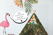 Hawaii Hula Girls Tropical Doodles, an Outline Icon by KaramfilaS (Thumbnail 6 of 6)