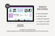 Y2k Purple Etsy Shop Kit Template, a Branding & Logo Template by Anna Design Studio (Thumbnail 2 of 8)