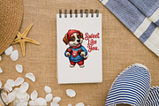 Dog Valentine PNG Clipart Cute Puppy, an Animal Illustration by KennedyStudio (Thumbnail 4 of 5)