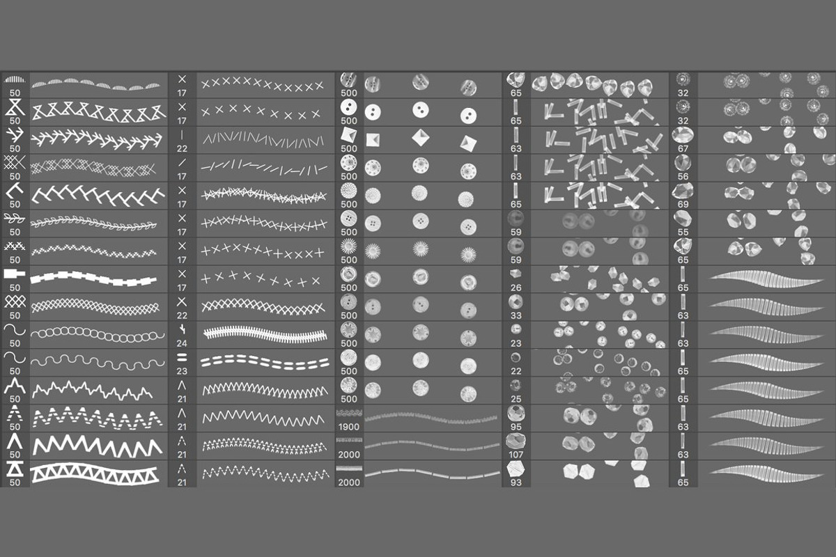 Couture Brushes for Photoshop, a Brush Add-On by FaeryDesign (Photo 3 of 4)