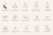 Motherhood logo CANVA & AI, a Branding & Logo Template by Alisovna (Thumbnail 7 of 8)