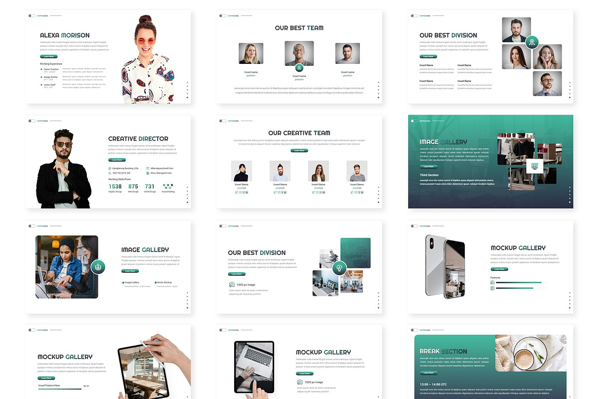 Erne - Powerpoint Template, a Presentation Template by inspirasign