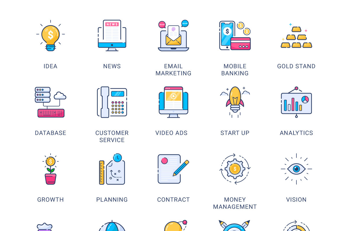 320 Business Concept icons, an Outline Icon by vectorstank (Photo 4 of 5)