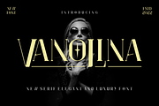 Vanolina Font, a Serif Font by brahamb_design (Thumbnail 1 of 6)