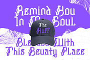 Huffles - Display Blackletter Font, a Blackletter Font by Dhabee (Thumbnail 16 of 16)