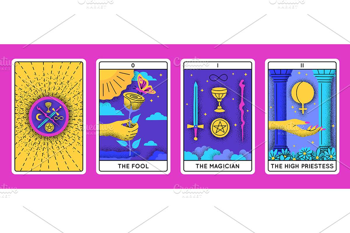Magical Tarot Cards Major Arcana, an Object Illustration by Bigmouse_art (Photo 1 of 6)