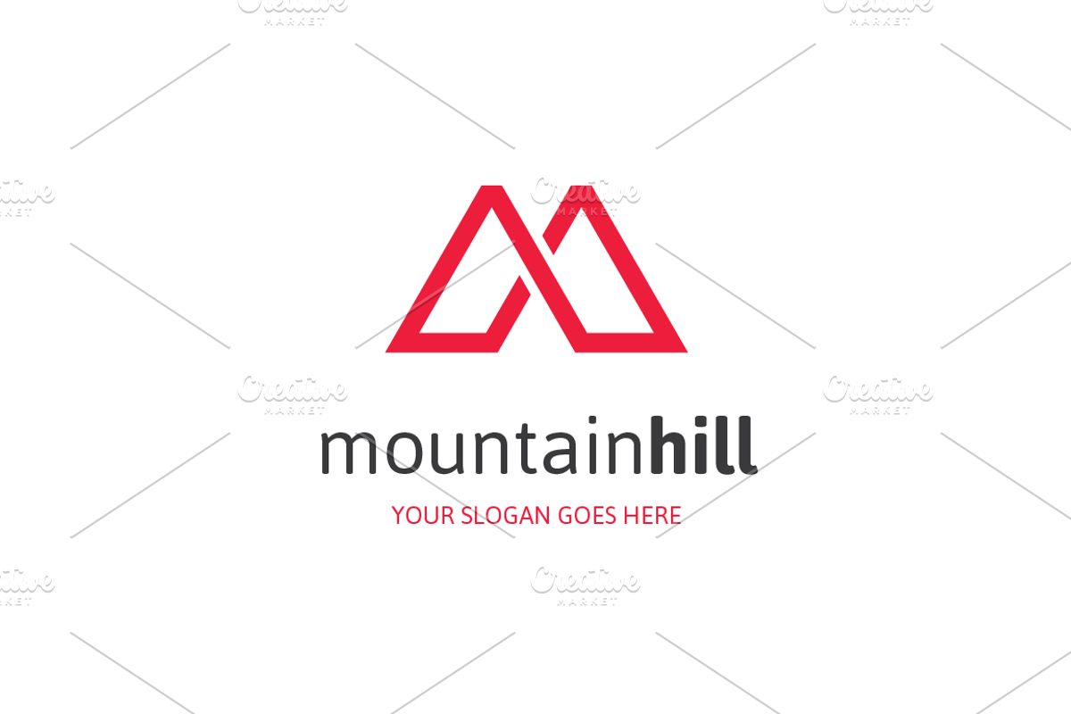 Mountain Hill Letter M Logo, a Branding & Logo Template by MLJ studios (Photo 1 of 3)