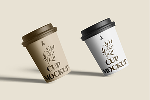 Medium Paper Cup Mockups