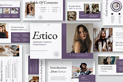 Estico Aesthetic Fashion GSlides, a Presentation Template by kerismaker (Thumbnail 1 of 10)