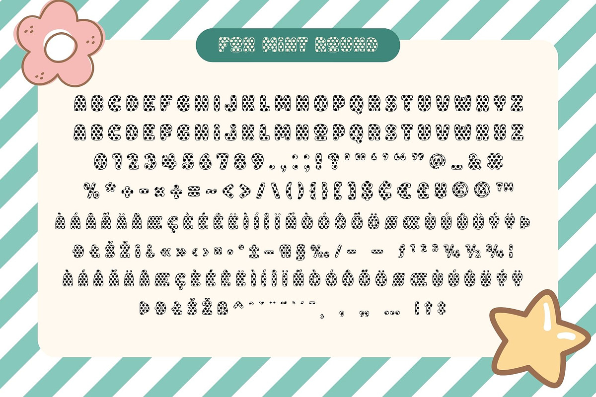 Fox Mint 5 Fonts Style, a Symbol Font by Fox7 By Rattana (Photo 8 of 11)