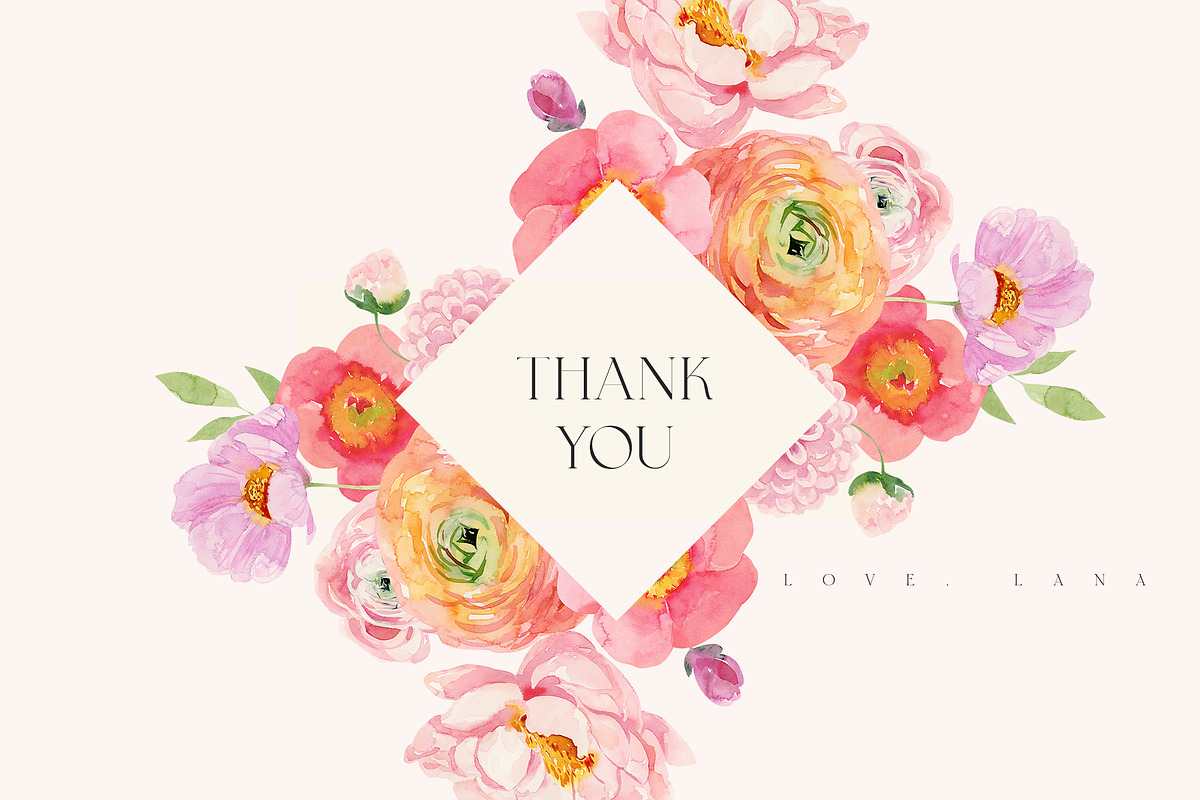 MUSE Real Watercolor Flowers, a Decorative Illustration by Lana Elanor (Photo 12 of 12)
