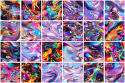 Holographic Liquid Seamless Pattern, a Pattern Graphic by Forhadx5 (Thumbnail 3 of 6)