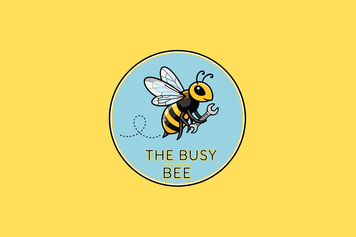 Honey Bee Mechanic Logo Design, a Branding & Logo Template by Megafox Studio (Photo 2 of 2)
