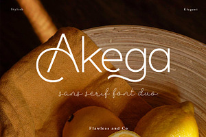 Akega Font Duo