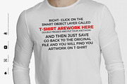 Long Sleeve T-shirt Mock-Up, a Shirt Mockup by Mock-up Store (Thumbnail 6 of 8)