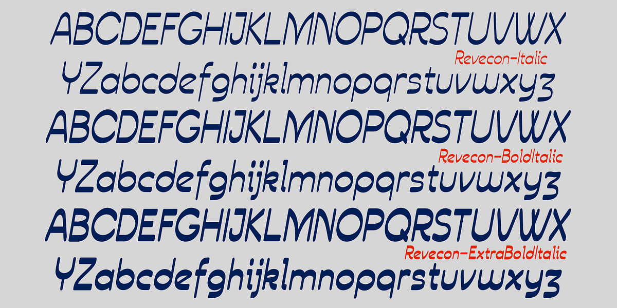 Revecon, a Font by Ingrimayne Type (Photo 7 of 10)