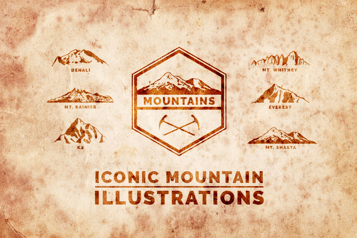 Iconic Mountain Vectors, an Icon by Calvin Weibel (Photo 2 of 3)