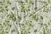 Floral Seamless Patterns + Cliparts, a Pattern Graphic by Olya Creative (Thumbnail 14 of 20)