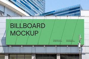 Urban City Billboard PSD Mockup