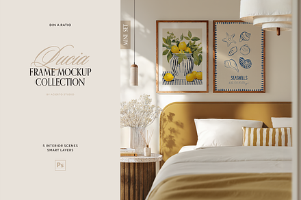 LUCIA Din A | Frame Mockup Mini Set