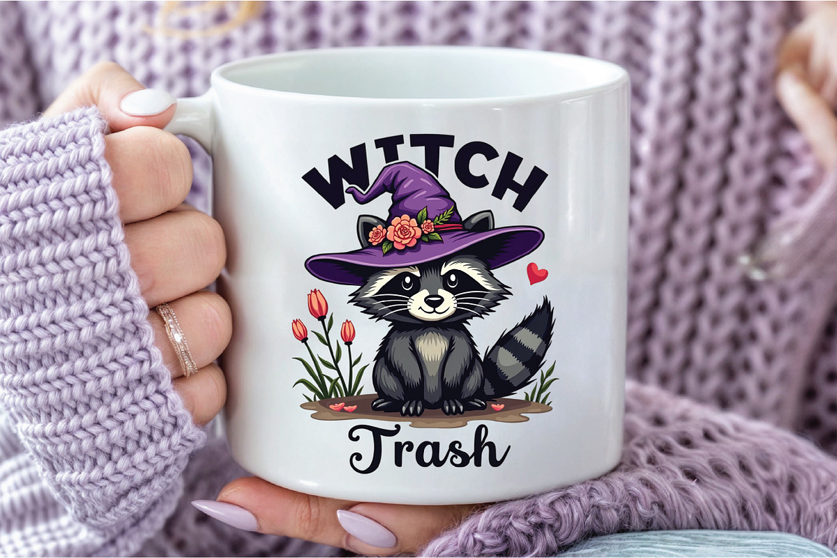 Witchy Trash Sublimation, a Graphic by Libby Wishes (Photo 5 of 5)