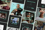 Trendy // Fashion Social Media Kit, a Social Media Template by SecondBrain Store (Thumbnail 1 of 9)
