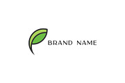Letter P Leaf Logo, a Branding & Logo Template by Brahmma (Thumbnail 1 of 3)
