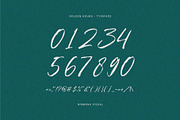 Golden Hours - Cool Brush Font, a Script Font by Nirmana Visual (Thumbnail 6 of 9)