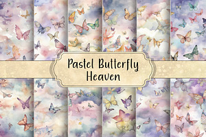 Pastel Butterfly Heaven