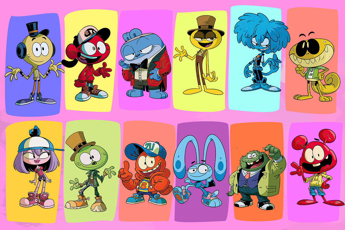 CHEEKY CRITTERS PNG SET, a Person Illustration by XiXong STUDIO (Photo 2 of 6)