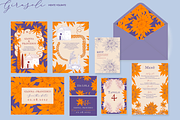 Wedding Stationery set Girasoli, an Invitation Template by Mente Volante Studio (Thumbnail 1 of 5)