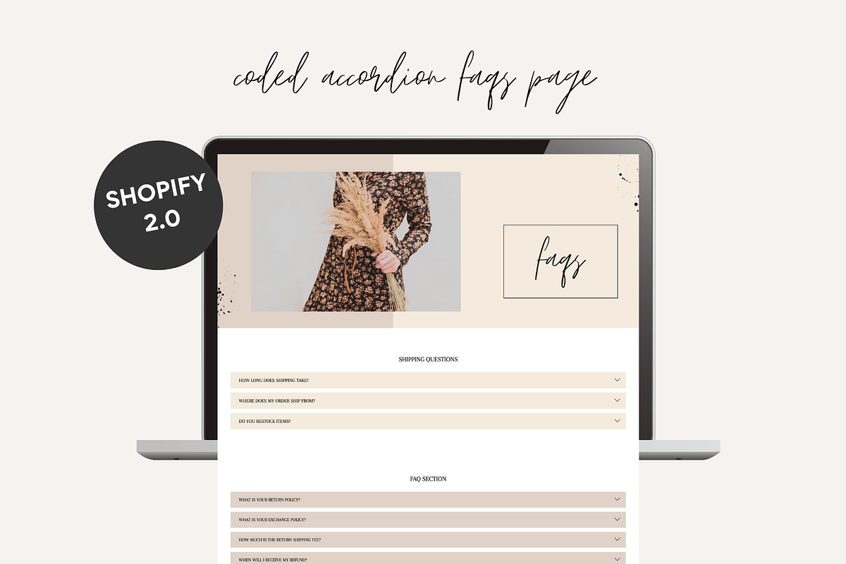 Shopify Template | Daydreamer Co, a Templates & Theme by Easy Website Themes (Photo 4 of 9)