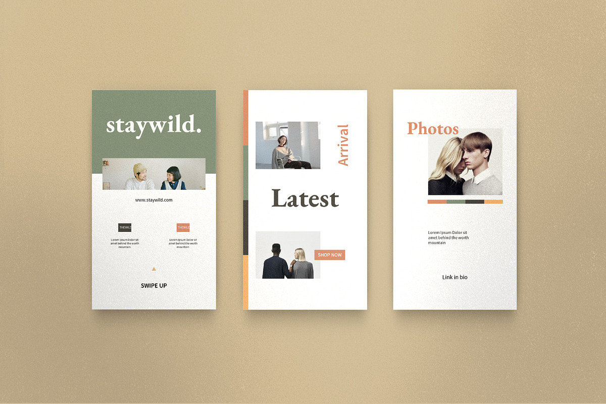 Staywild - Instagram Pack Bundle, a Social Media Template by Dirtytemp Studio (Photo 8 of 14)