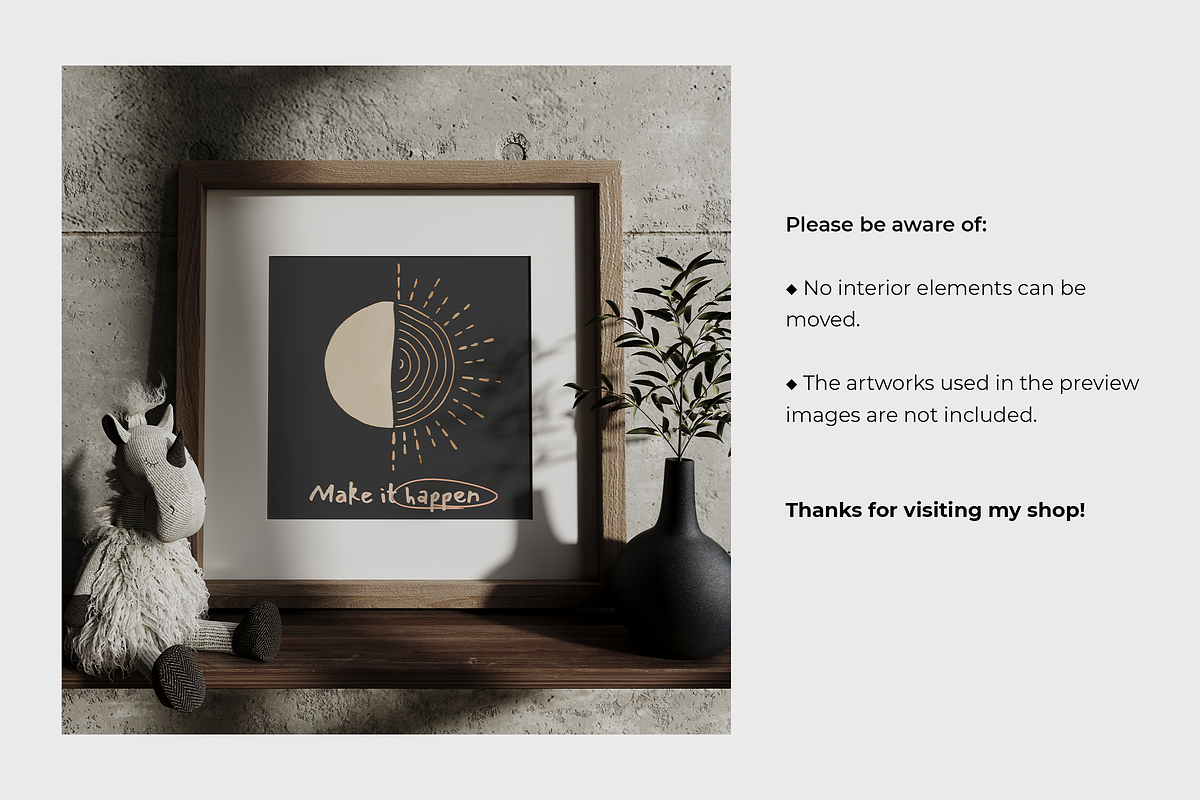 Modern Baby Room | 9 Frame Mockups, a Print Template by Creative Studio HZ (Photo 9 of 9)