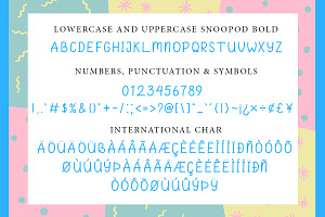 Snoopod Handwritting Display Font