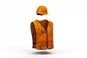 Safety Vest Mockup, a Hoody Mockup by sweetmaroon.studio (Thumbnail 3 of 3)