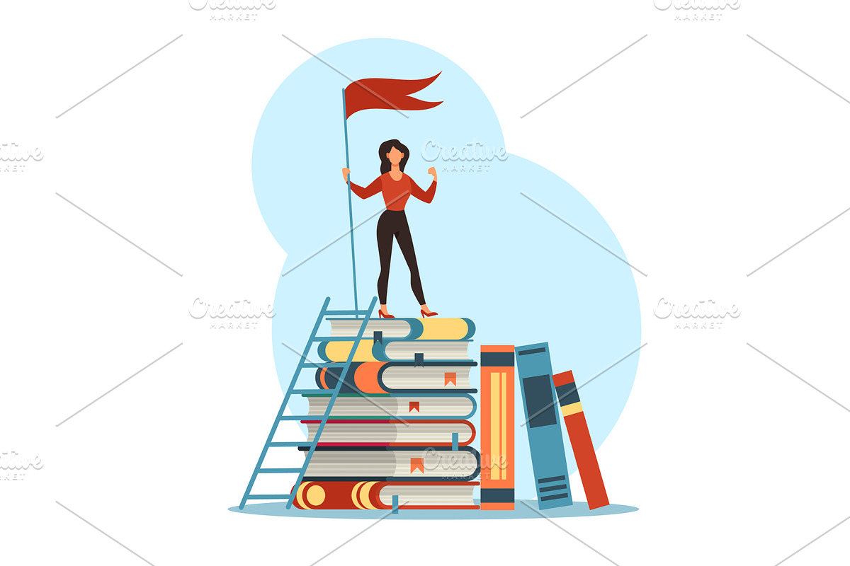 Educational achievements. Strong, an Object Illustration by YummyBuum