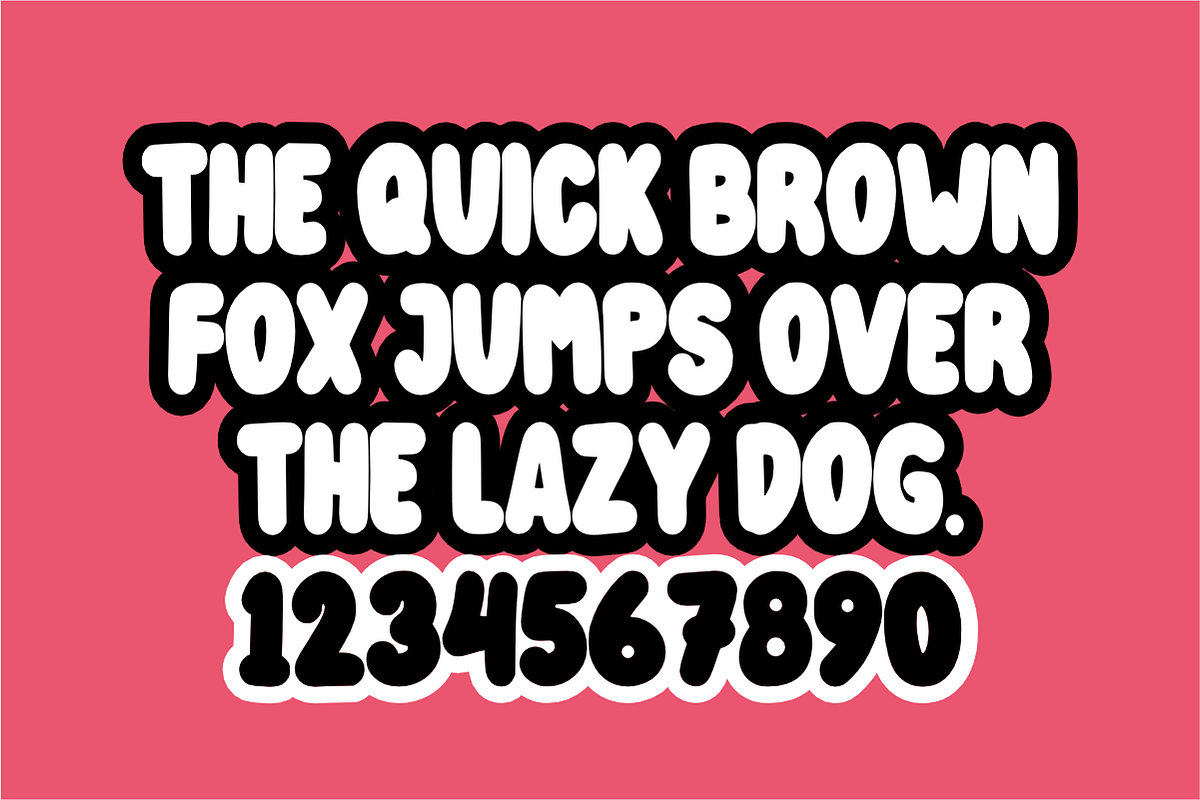 Snow Bubble – Rounded Display Font, a Sans Serif Font by KiddoGlyphs Studio (Photo 4 of 5)