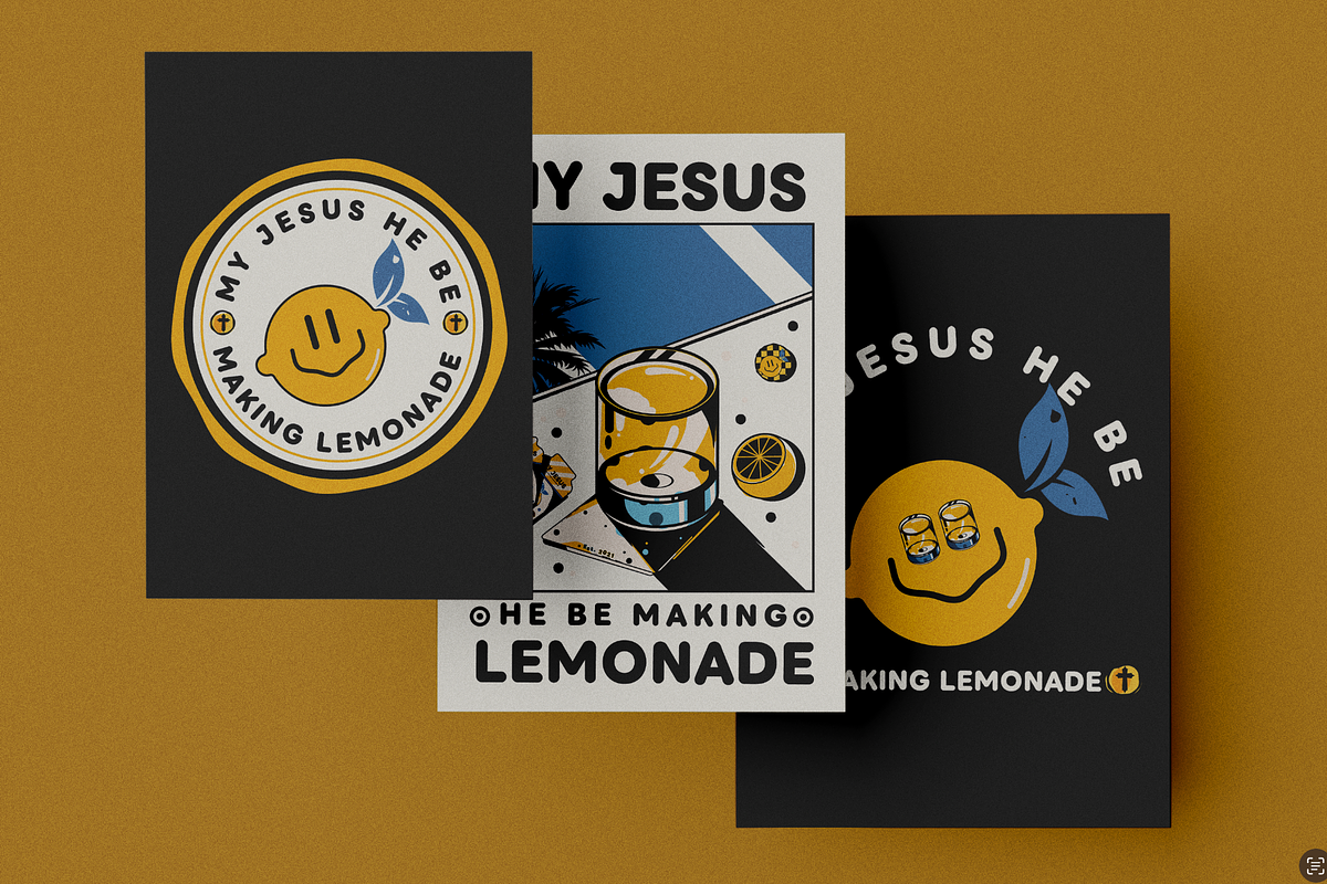 My Jesus He Be Making Lemonade, an Illustration by Darts Lines (Photo 2 of 7)