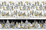 Gristmas winter digital paper, a Pattern Graphic by Artmanata (Thumbnail 3 of 12)